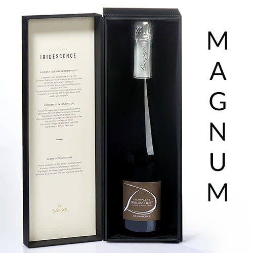 Coffret champagne luxe magnum personnalisé