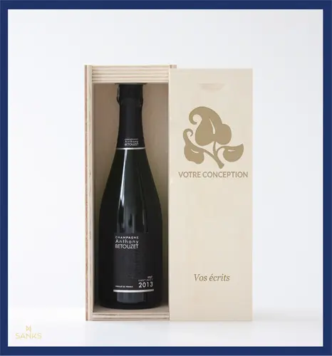 Single customer gift with one champagne bottle