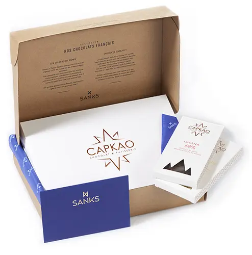 Coffret cadeau entreprise chocolat SANKS Kollection