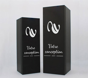 Coffret champagne personnalisable bouteille et magnum