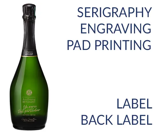 Different ways to customize champagne bottle